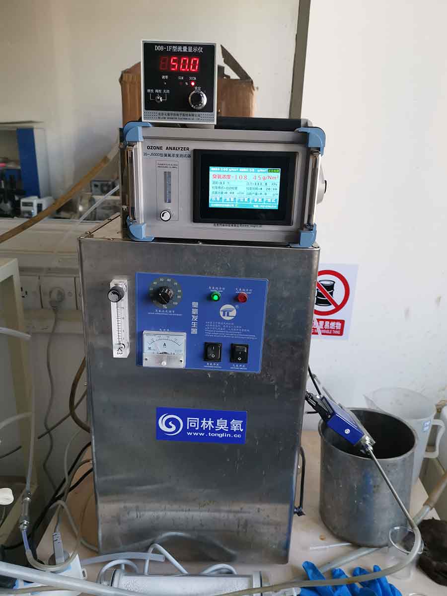 金風環(huán)保污水試驗現(xiàn)場