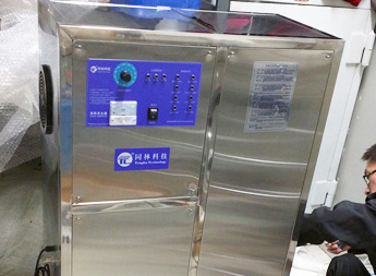 清華大學(xué)臭氧污水處理現(xiàn)場(chǎng)