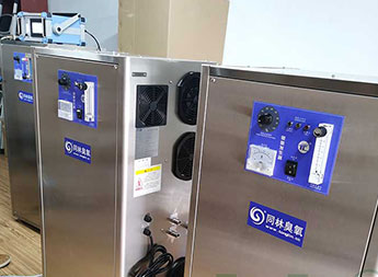 制藥廠用臭氧發(fā)生器測(cè)試現(xiàn)場(chǎng)