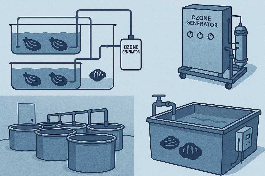 臭氧技術(shù)如何讓貝類“吐”出安全與鮮美